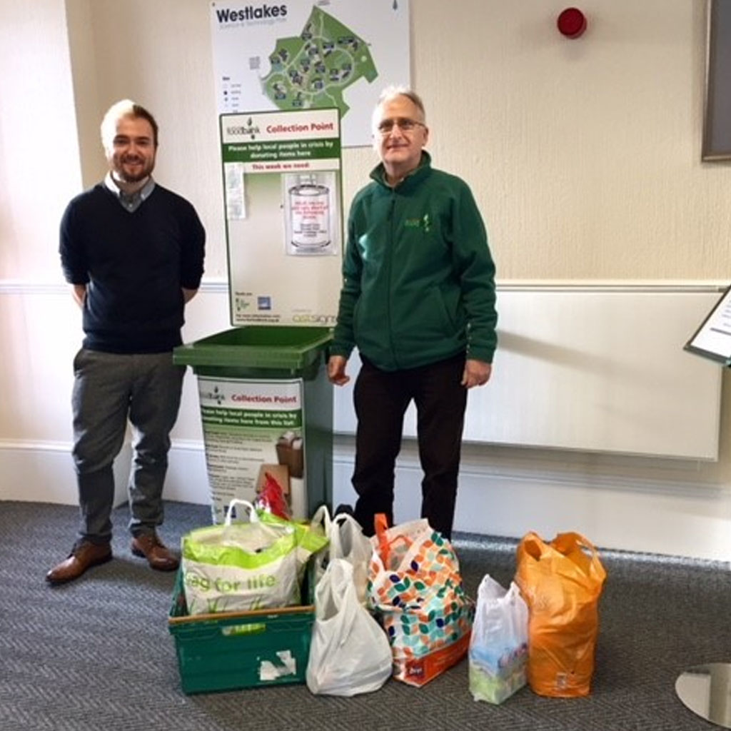 Extra Foodbank collection point to remain in place at Westlakes.