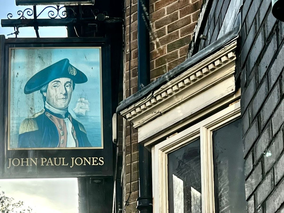 John-Paul Jones, Duke Street, Whitehaven sign. 
Copyright Gary McKeating.